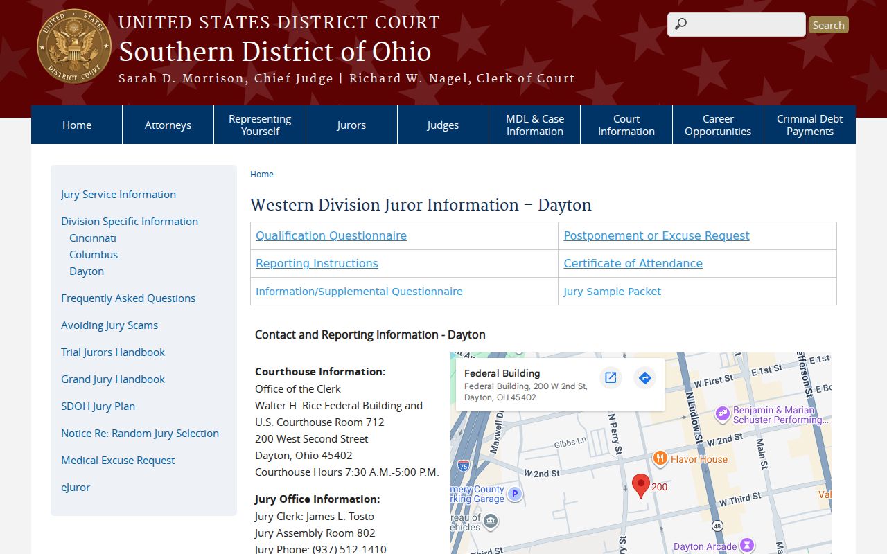 Christiansburg court docket federal Western Division record source