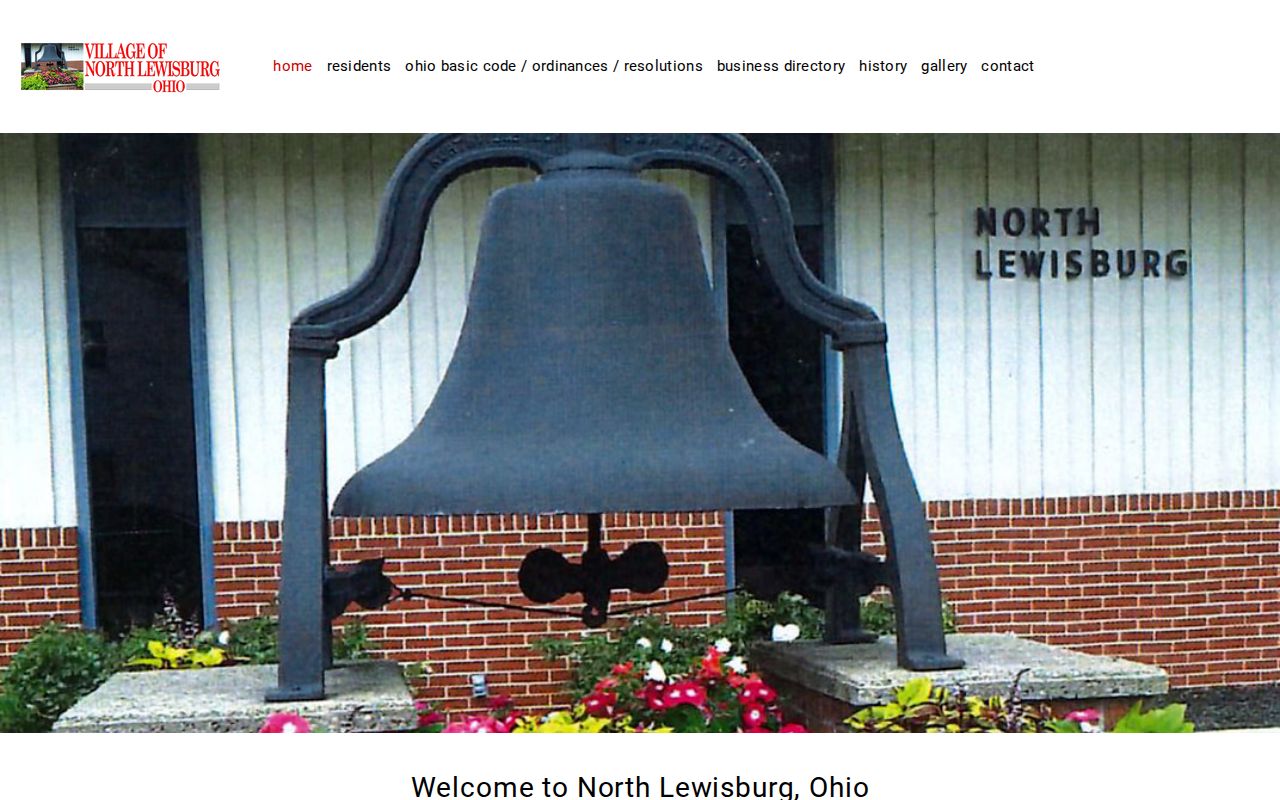 North Lewisburg court docket village hall municipal record