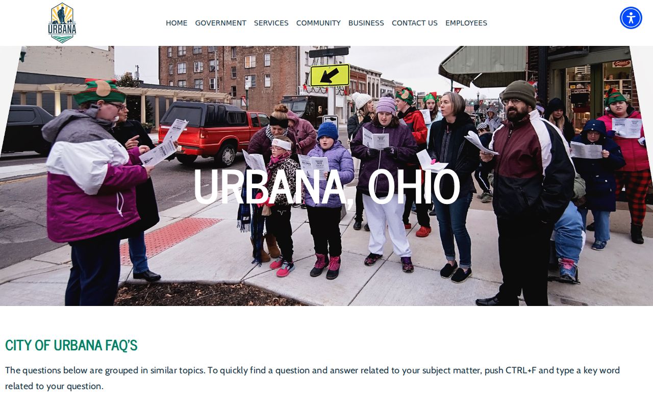 Urbana court docket access and county court contact record
